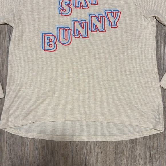 Aerie Ski Bunny Long Sleeve Thermal Shirt With Thumb Holes - Picture 5 of 14